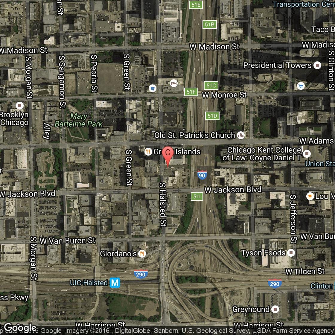 வரைபடம் Greektown Detroit