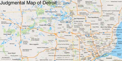 தீர்ப்பு வரைபடம் Detroit
